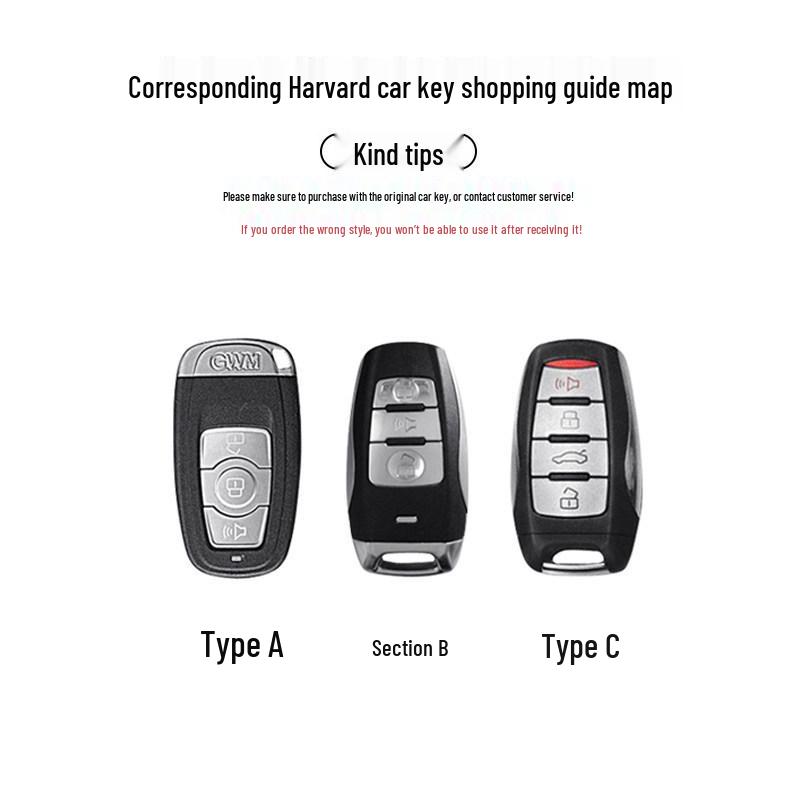Haval H6 Key Cover for M6 Plus, Third Gen Big Dog, F7, Female H9, National Tide, H2S Red Hare, H7X, Great Wall F5 Shell Buckle