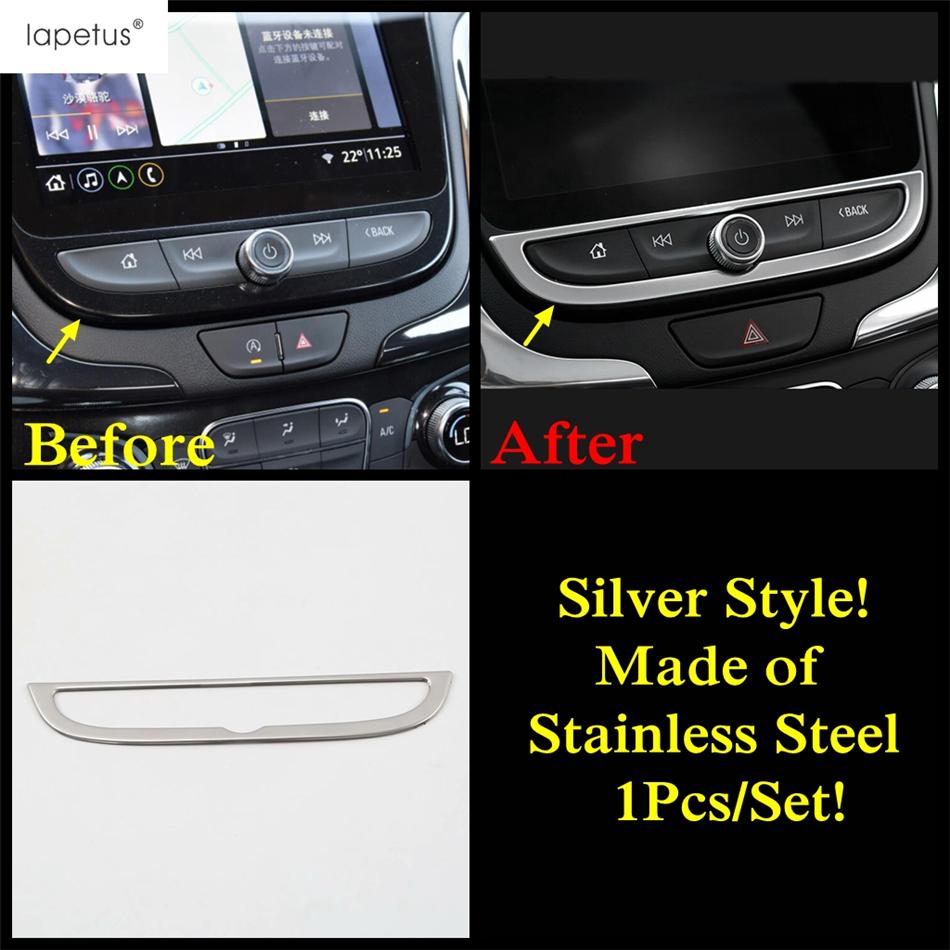 Car Rear Box AC Air Outlet / Window Lift / Head Lamp Light / Water Cup Cover Trim Accessories For Chevrolet Equinox 2017 -