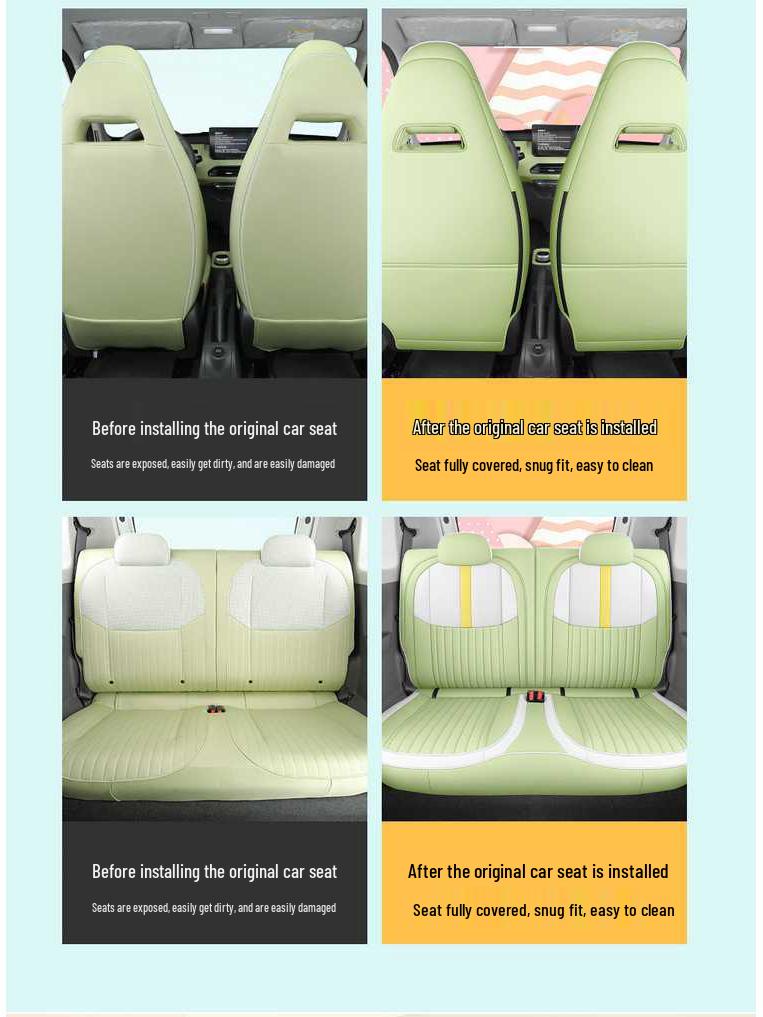 2025 Geely Panda Mini Seat Cushion: Endurance Bear Four-Season Leather Seat Cover