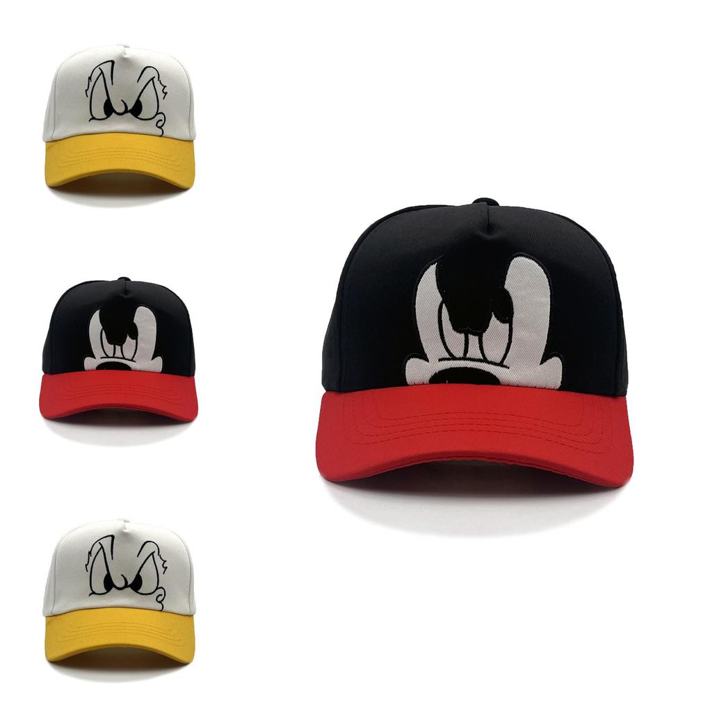 Mickey Mouse Cartoon Baseball Cap For Kids Sun Protection Breathable Cotton