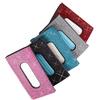 Bling Rhinestone PU Leather Car Sun Visor Tissue Box Holder Case Clip Backseat Tissue Case Auto Interior Accessories for Women