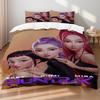 K-pop Jenter Gutter Gruppe D-Demonjegere Trykt Kjerneløst Dynetrekk Flere Størrelser Soverom Hybel Ferie Sengetøy Dekorasjon