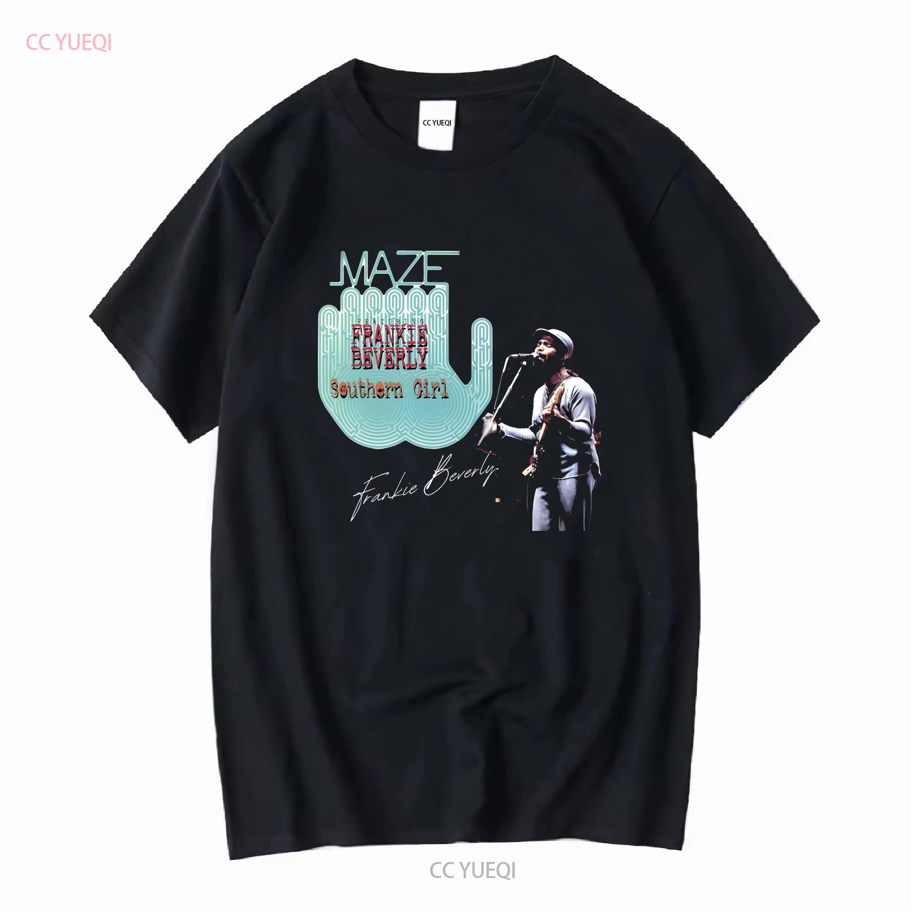

Maze Featuring Frankie Beverly All Size T Shirt vintage Washed Casual Breathable Versatile Stylish designer clothes Slightly 4XL