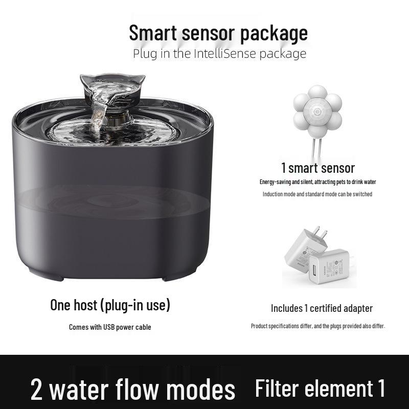 Smart Pet Water Fountain with Automatic Circulation and Live Water Filter for Cats & Dogs