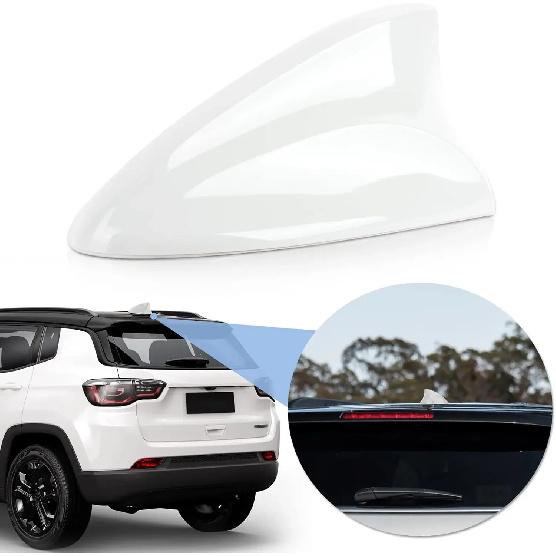 Car Auto Shark Fin Roof Aerial Base Radio Signal Antenna for Jeep Compass/Renegade 2017 2018