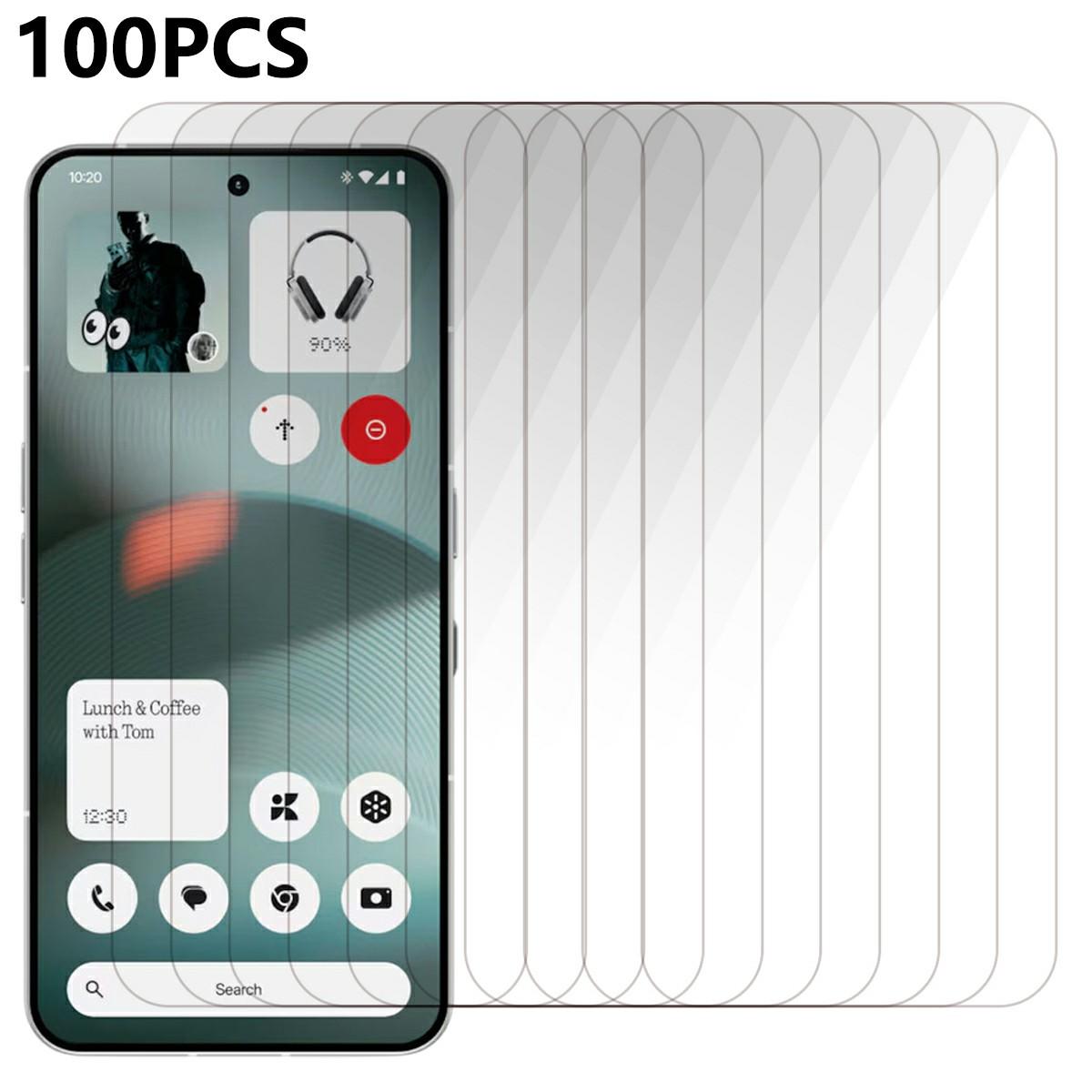 

100Pcs For Nothing Phone (3) 5G Screen Protector Anti-Scratch Tempered Glass Film A