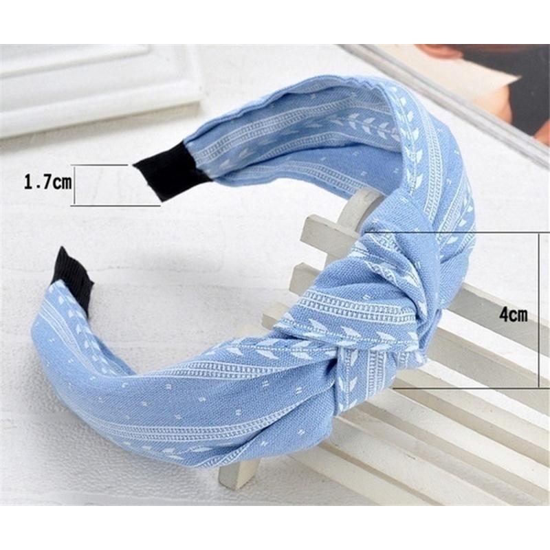 Fashion Knotted Headbands for Women Girls Solid Color Hair Band Simple Cross Knot Hairbands Hair Hoop Hair Accessories for Women