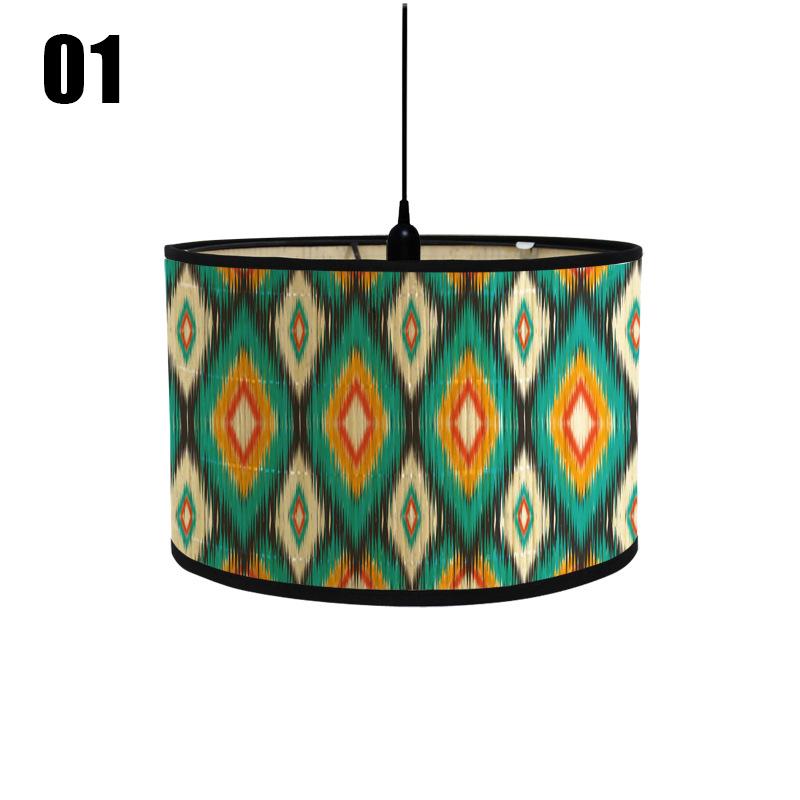 Retro Style Bamboo Art Lamp Shade Lampshads Cafe Restaurant Ceiling Cover Chandelier Homestay Room Decor Lamp Cover