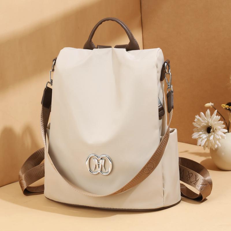 2025 new fashion backpack women's bag simple college style school bag anti-theft backpack