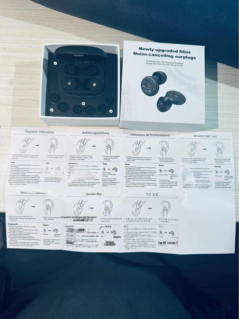 JIT High-End Noise-Cancelling Soundproof Earplugs for Learning, Reading, Sleeping, and Snoring Reduction.