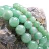 Fine Aaa Natural Burmese Green Jade Round Beads Bracelets Women Stone Jewelry Gemstone Souvenir Gift Idea Handmade Strand BraceletsFashion Wrist