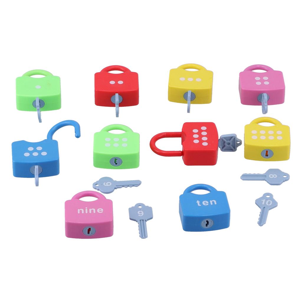 Learning Locks Alphabet Toys Educational Learning Locks Counting Toys Set for KidsNumber