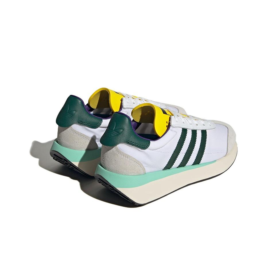 adidas Country XLG Weiß Collegiate Grün Gelb Unisex Sneaker Wolkenweiß IF8118