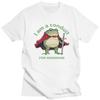 I Am A Conduit For Nonsense Funny Frog TShirt 100 Cotton Tee Tops Summer Round Neck Tshirts Casual Short Sleeve Clothes