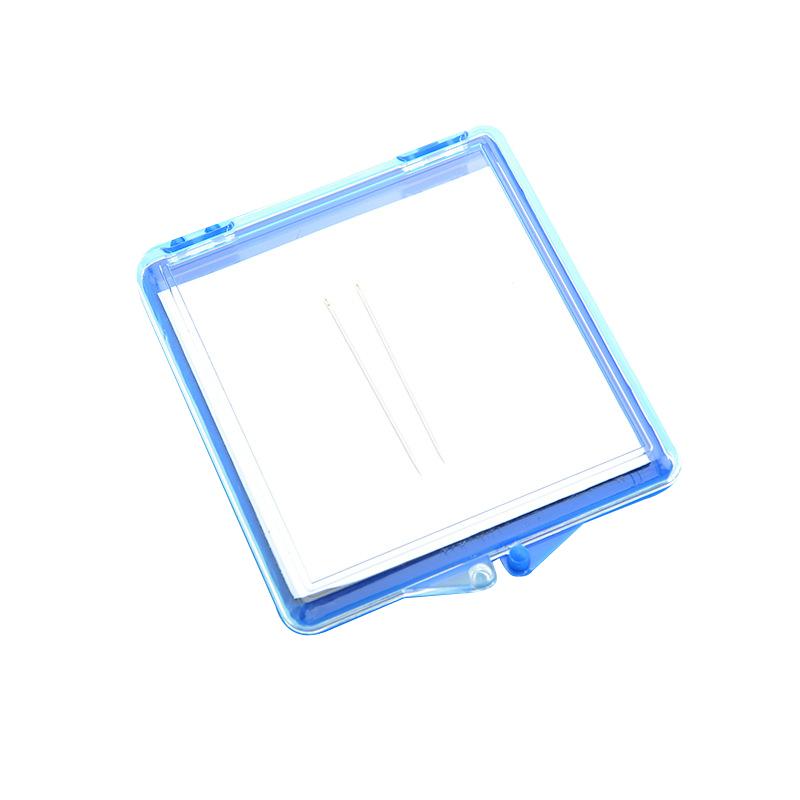 

Магнитная коробка для хранения игл Прямоугольный органайзер для швейных игл для вышивки крестом, самодельный контейнер для швейных игл