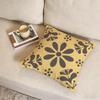 P-Iberian Floral Tile Cushion Cover Fabric Soft Furnishing,Pillowcase, Cushion Cover, Sofa Pillow, Home Decoration