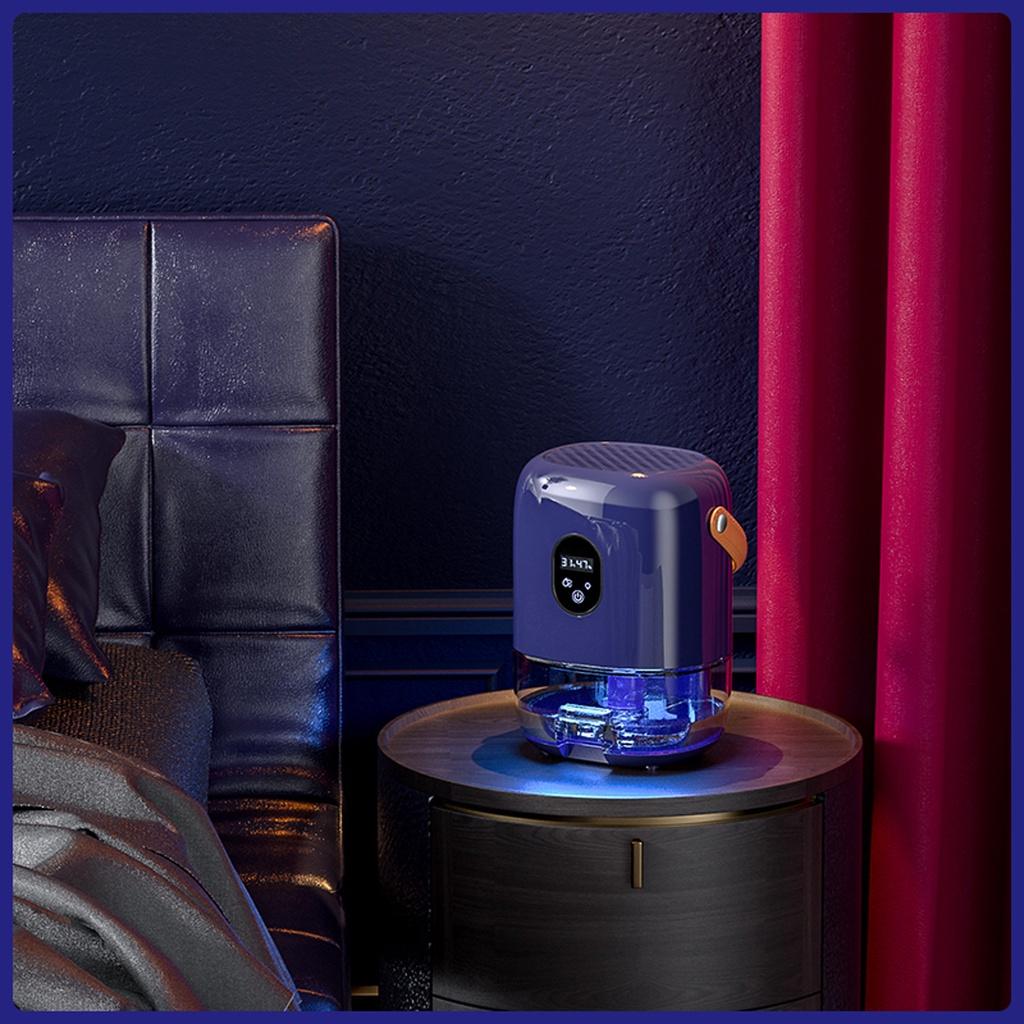 40W Household Dehumidifier Mini Air Dryer Moisture Absorber Air Purifier For Bedroom Kitchen Ultra-quiet 1000ML