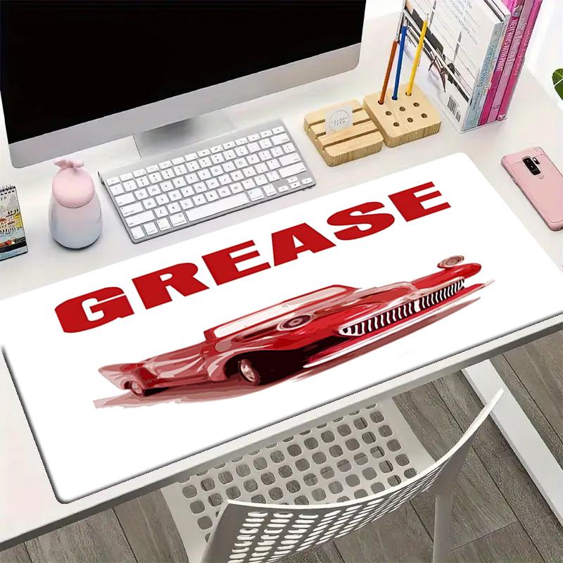 Grease Theme Mouse Pad, Non Slip Rubber Base, Multifunctional Office & Home Decor, Perfect for Workspace Personalization.