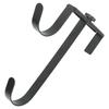2Pcs Pool Pole Hanger Adjustable Metal Iron Pool Pole Hook Hanger Pool Accessories for Pool Poles Pool Fence Wall