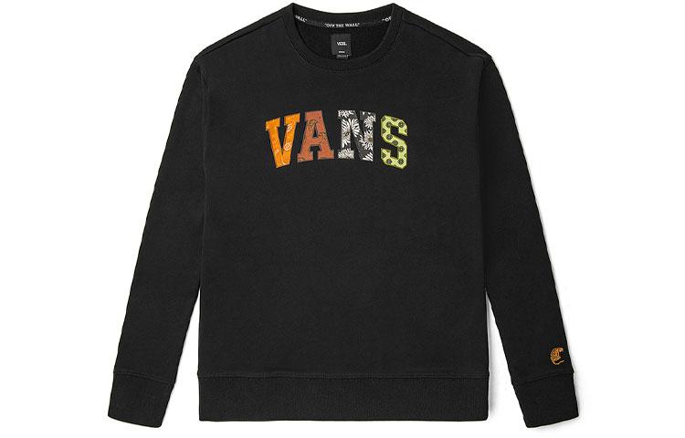 Vans Sweatshirts Unisex Black Crew Neck Moderate Regular VN0A4POABLK S