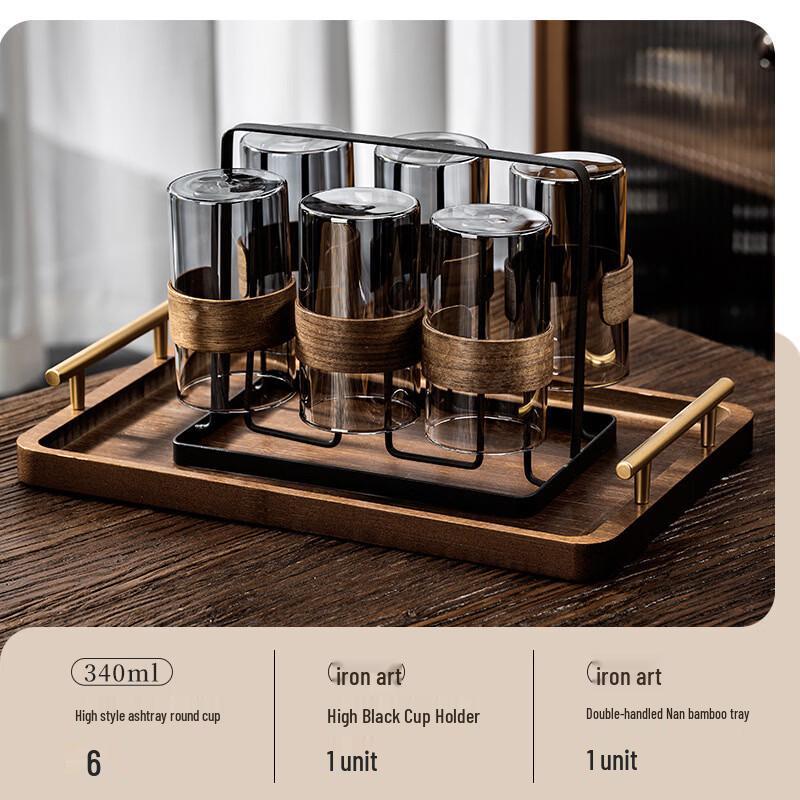 Handun 340ml High Borosilicate Glass Cup Set