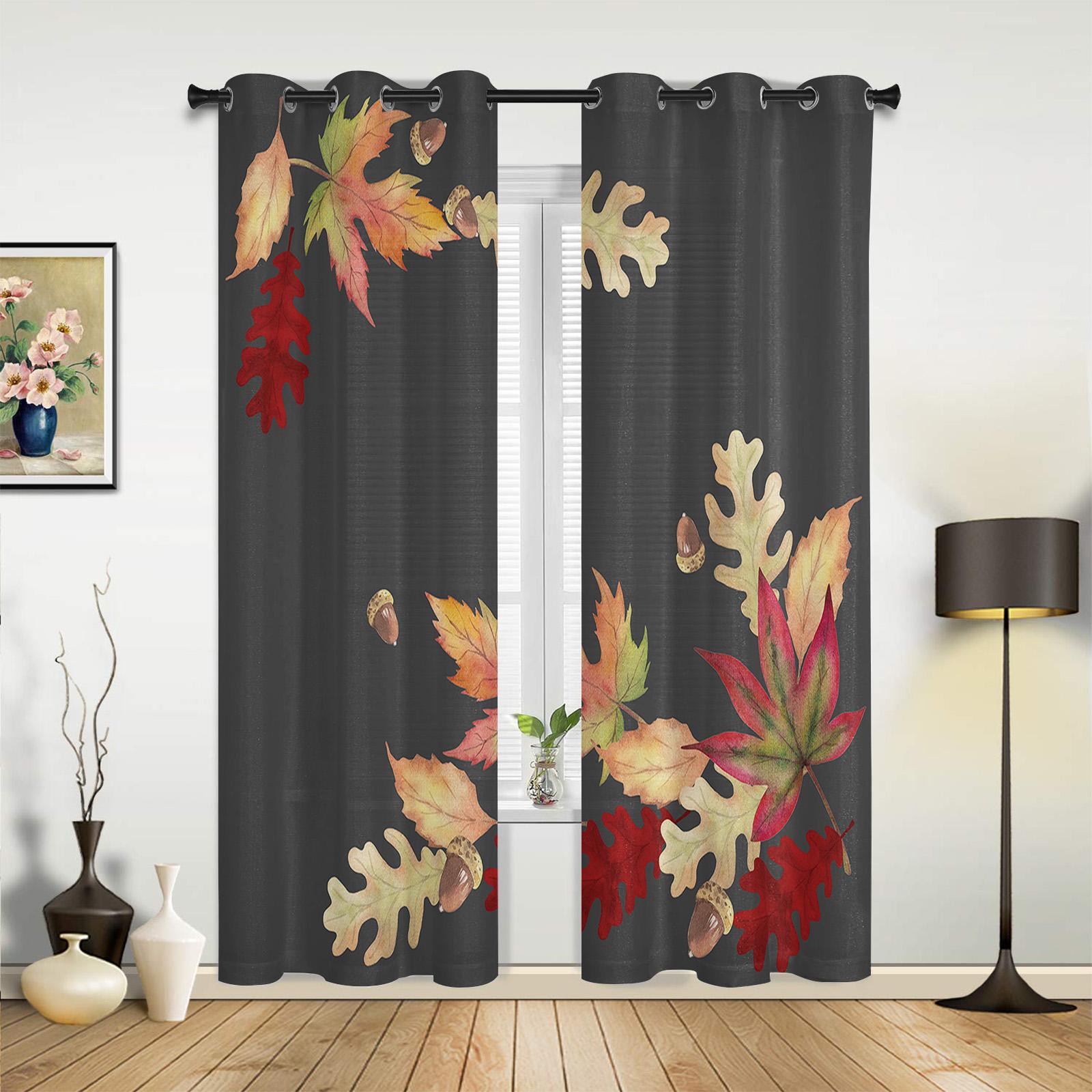 Акварельный кленовый лист — фото 3