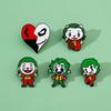 European and American Cartoon Creative Personality Clown Alloy Brooch Clown 2: Double Delusional Character Metal Badge