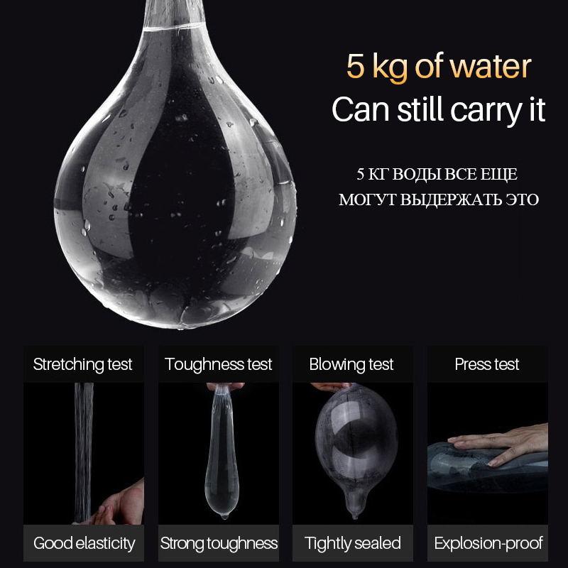 Mingliu Odorless Condoms Ultra Thin 128Pcs Extra Hyaluronic Acid Lubricant Natural Latex Penis Sleeve