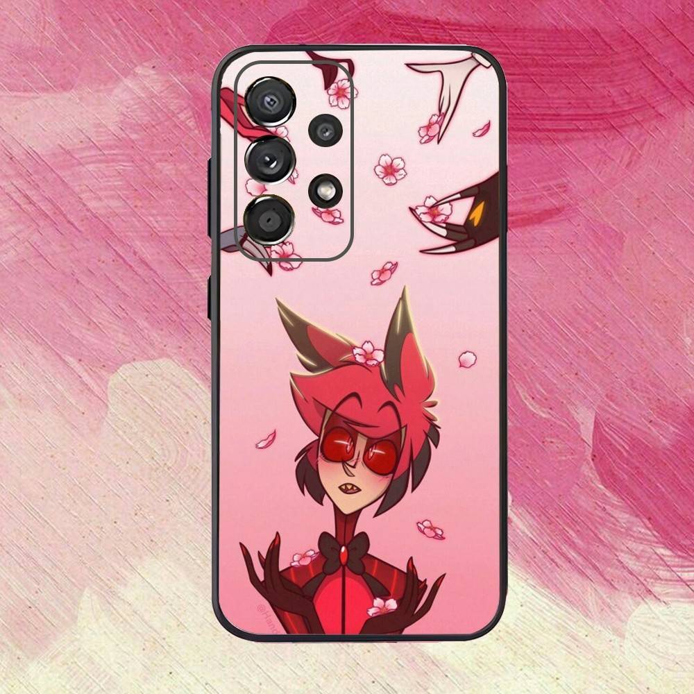 H-Hazbin H-Hotel A-Alastor Phone Case For Samsung S25,S24,S21,S22,S23,S30,Ultra,S20,Plus,Fe,Soft Silicone Black Cover