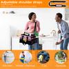 Cleaning Caddy Bag with Handle and Multiple Pockets Cleaning Tool Organizer Bag Large Capacity Supplies Organizer for for Car