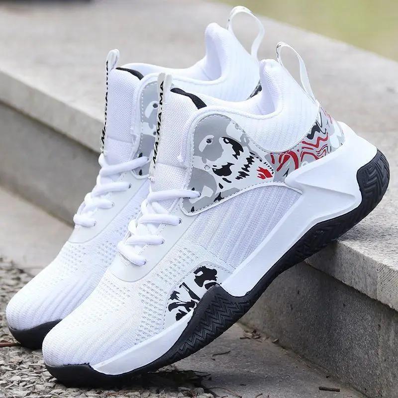 

Мужская спортивная обувь, модные кроссовки, сетчатая дышащая обувь для активного отдыха, модная, повседневная, удобная мужская баскетбольная обувь 45