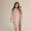 Kids' Hooded Double-Fleece Warm Robe