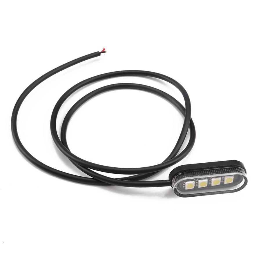 10Pcs Modified White LED Light Refit Kit Atmosphere Lamp For Motorcycle ATV 12V