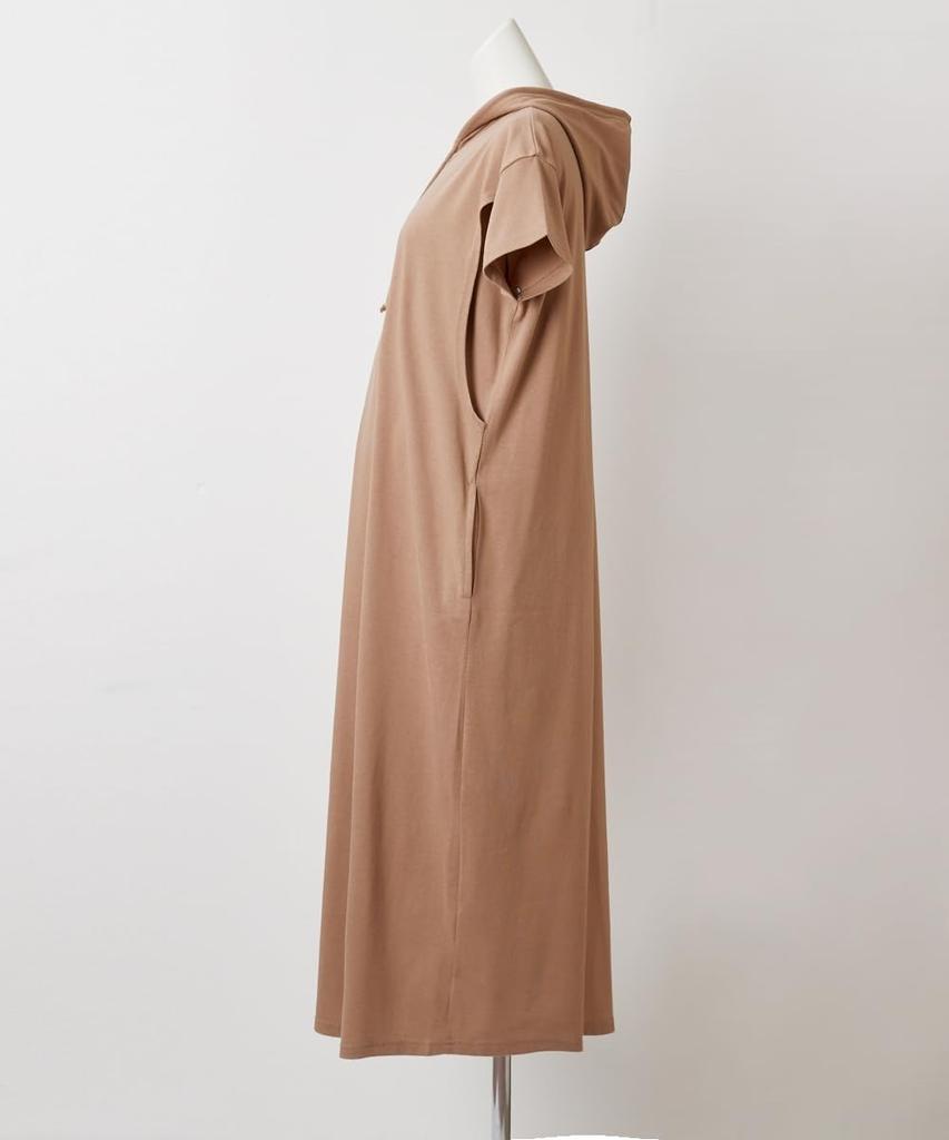 One Piece Loose Parka One Piece Navy Maternity L [Nissen] [Maternity Wear/Nursing Clothes] (Prenatal/Postnatal)