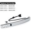 Exterior Chrome Door Handle Front Left Driver Side, With Sensor And Smart Keyless Entry System Compatible With Nissan Rogue 2010-2013 Replaces#