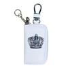 Cute Key Case for Smart Key Crown with Carabiner [HAMILO] Women, Compatible, Leather, Design, U-shaped