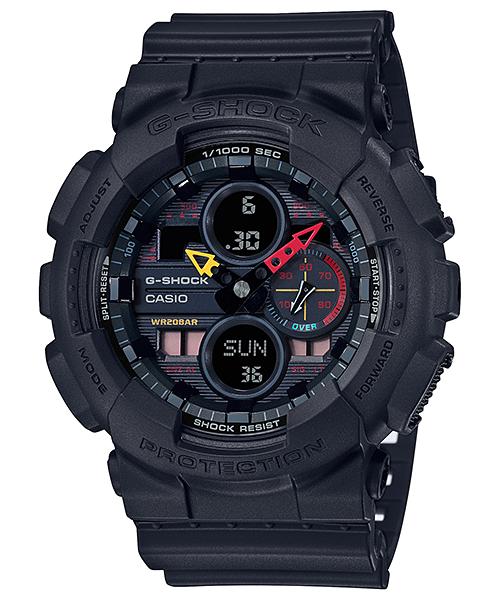 

Casio Men s Resin 200M Water Resistant Digital Shock Resistant Quartz Watch GA-140BMC-1A чёрный