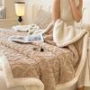 Drehdecke für Bett Thermodecke Fleece-Überwurfdecke für Couch Sofa Schlafzimmer Weiche Warme Decke Multifunktionale Decke