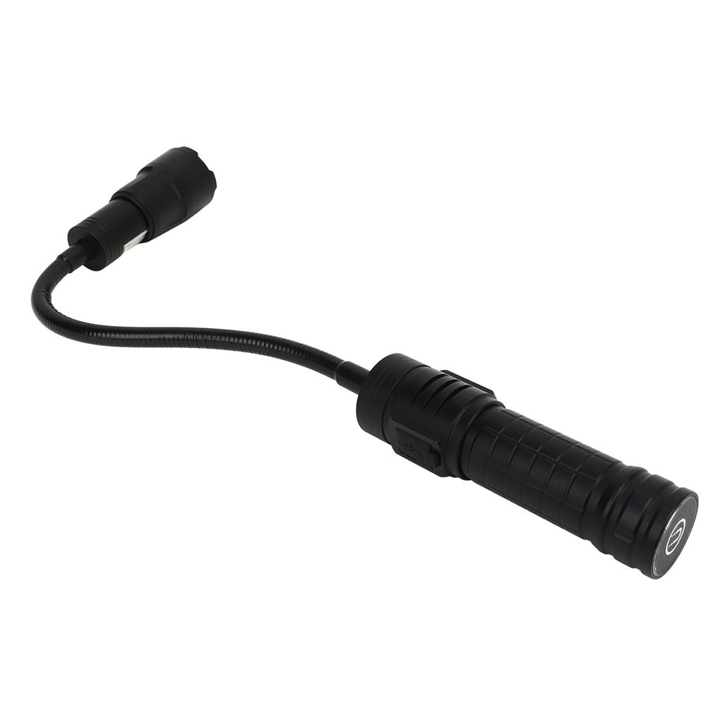 1000LM LED Work Light Magnetic Flexible LED Flashlight TYPE C Zoomable Torch Light with COB Side Light