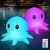 Solar Floating Pool Lights Remote Controlled Colorful Inflatable Ball Lights (Octopus – 2 Pack)