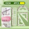 7pcs Geometric Mathematical Drawing Tool Set Multi-functional Compass Protractor Ruler Eraser
