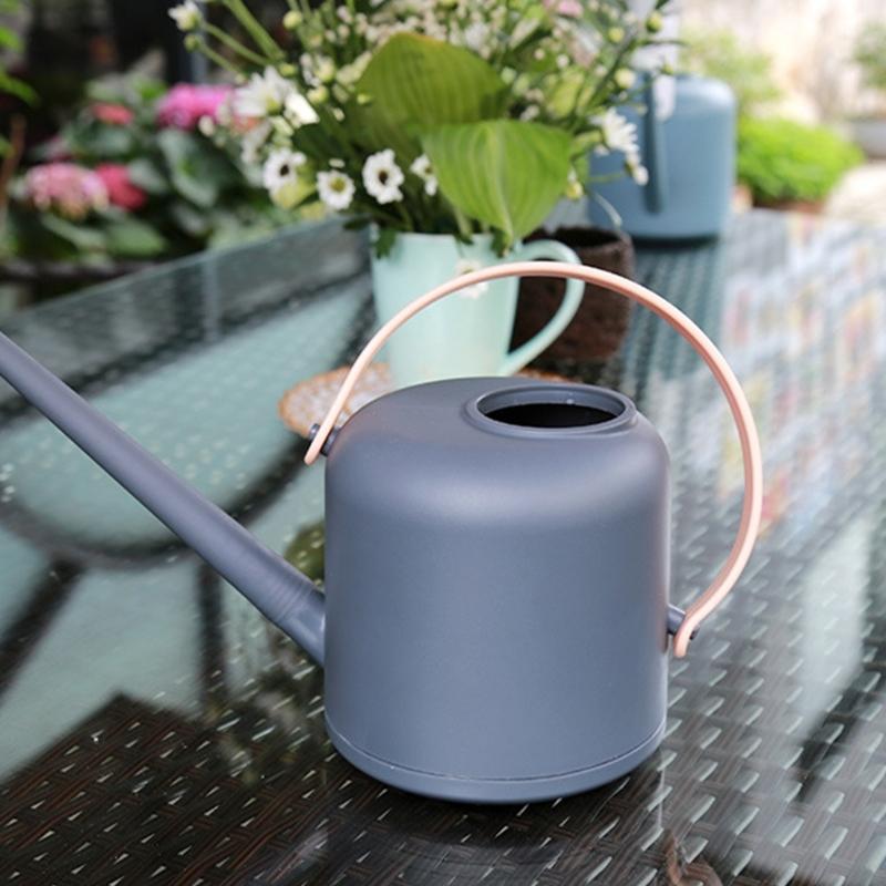 Plastic Watering Can 1800ml for Indoor Plant and Outdoor Garden with Long Spout and Detachable Handle