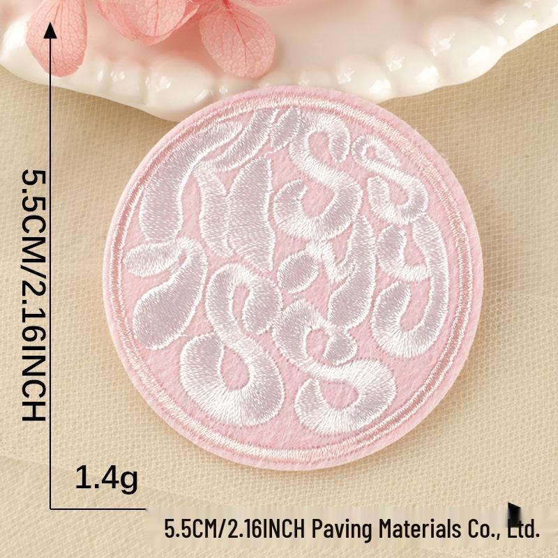 

Embroidery Patches for Shoes, Hats, Bags & DIY Scrapbooking – Heart & Feather Designs