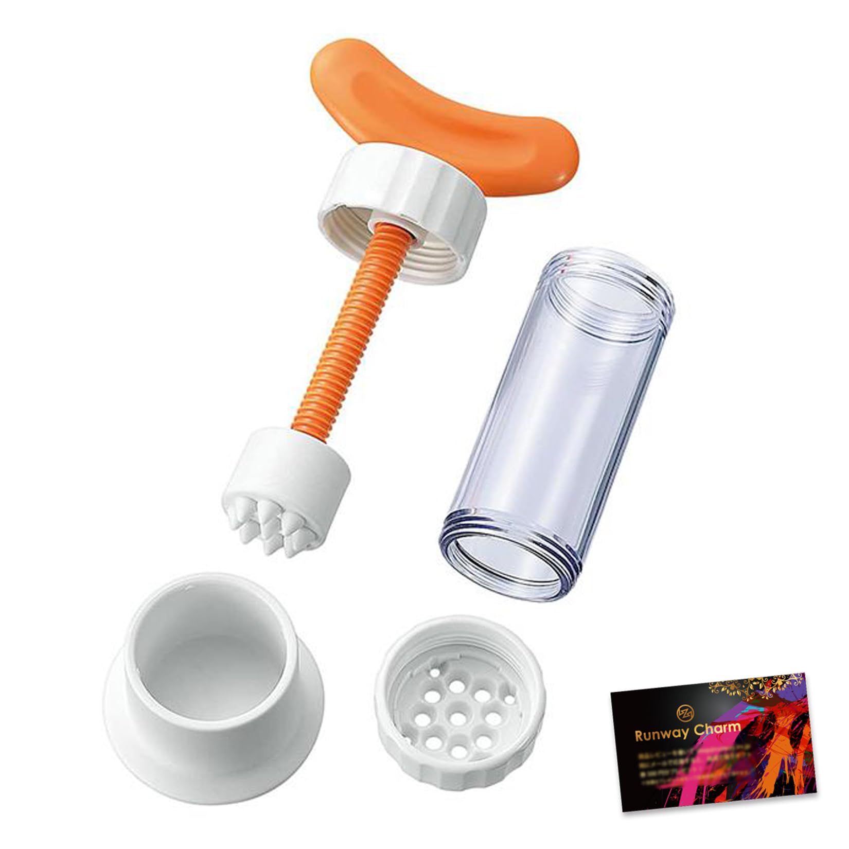 

NEIGHBOR CLOWN Garlic Press Garlic Quick Single Kitchen Cooking Convenient Made in RC Sticker Included - Condiment, Cooking, Housewife, Person, чёрный