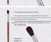 Tapered Wool Animal Hair Makeup Brush for Eyeshadow, Blending, Concealer, and Lip & Brow Application.