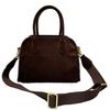 New Retro Suede Matte Cowhide Tote Bag Single Shoulder Fashionable Versatile Commuter Large Capacity Leather Tote Bag