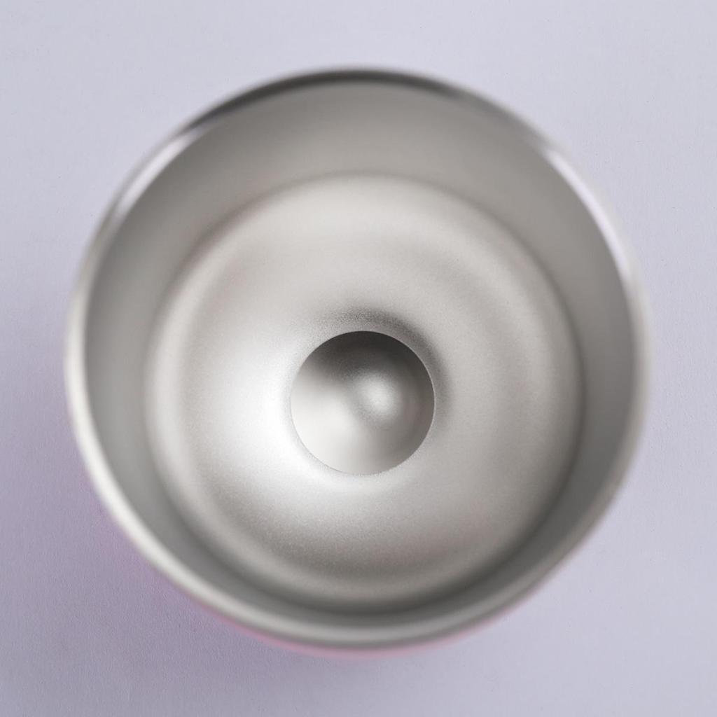12oz U-Shaped Eggshell Stainless Steel Thermos Cup, Double-Layer Vacuum Insulated