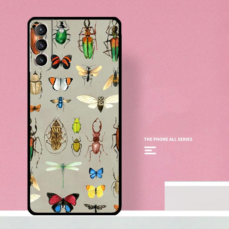 Beetles Insects Phone Case For Samsung Galaxy S26 S23 Ultra S20 S21 S22 S24 S25 Plus S10 S25 FE Cover Coque