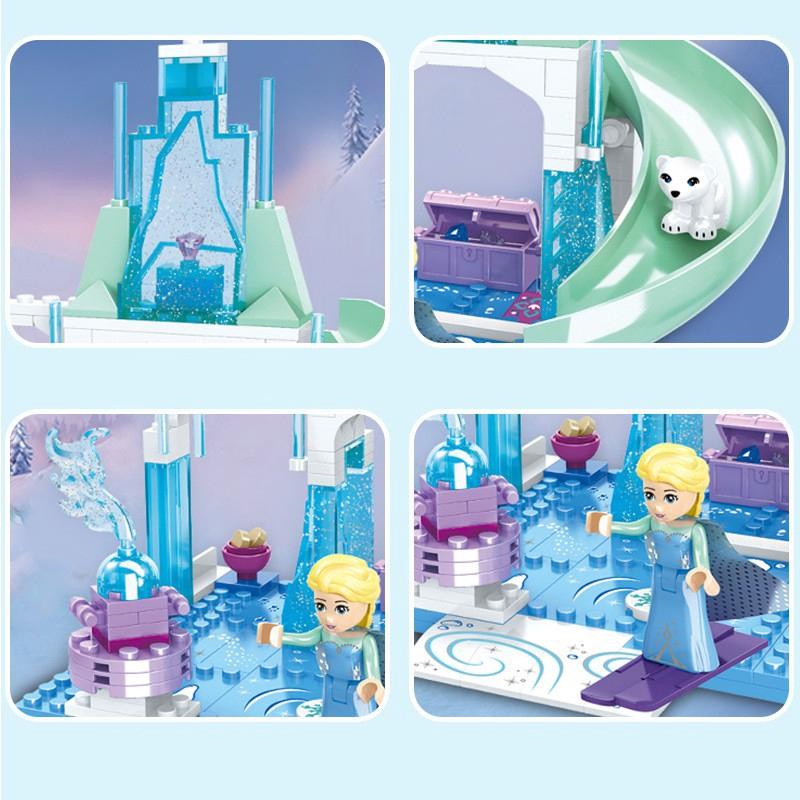 KT_LE-GO Für Gir (Mit Box)KT_LE-GO Bausteine KT_LE-GO für Kinder Gir Friends Serie Prinzessin Frozen