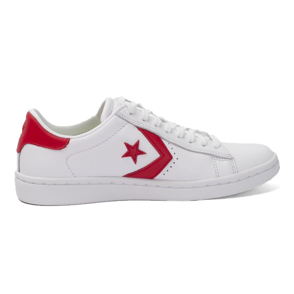 Converse Lifestyle Comfortable Slip-Resistant Durable Low-Top Skate Shoes Women sneakers Red White 555933C